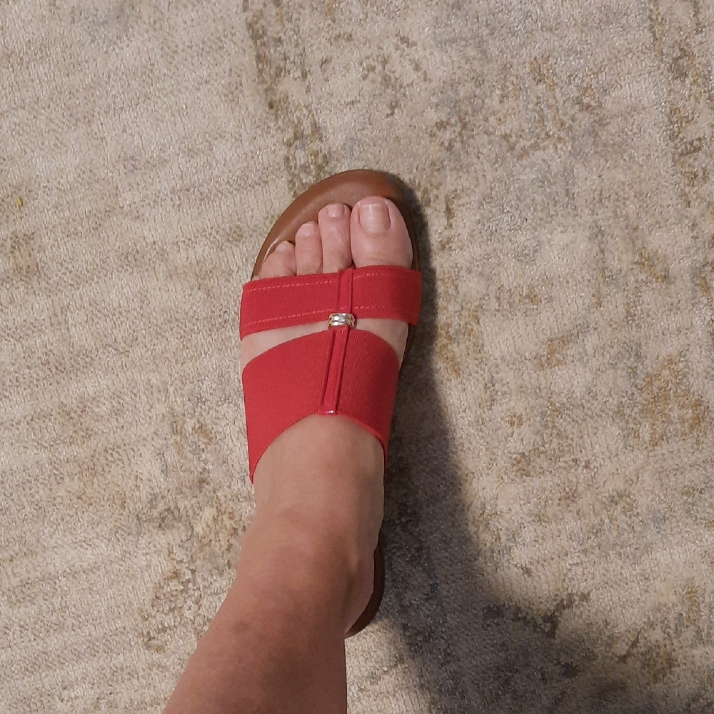 Italian Shoemakers Red Sandals